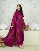 Amber Embroidered 2pcs