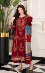 HAYA EMBROIDERY 3PC